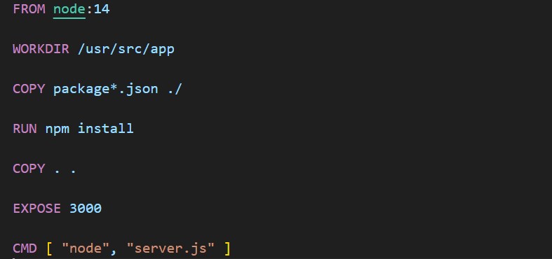Step 3: Write dockerfile for backend